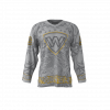 Warriors Gray Custom Roller Hockey Jersey