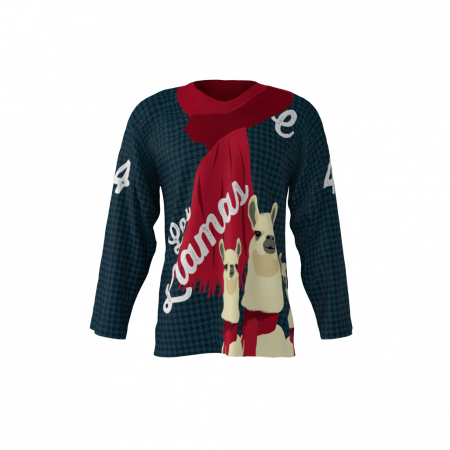 Los Llamas Custom Hockey Jersey