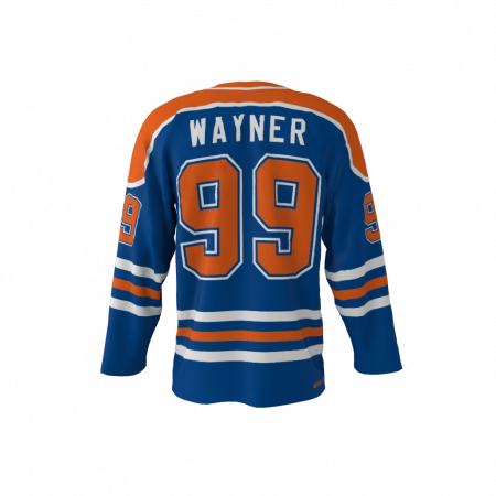 Edmonton 1982 Blue Ice Hockey Jersey