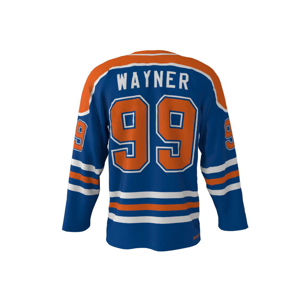 Edmonton 1982 Blue Ice Hockey Jersey