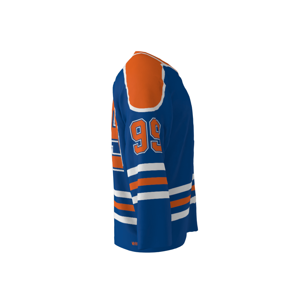 Edmonton 1982 Blue Ice Hockey Jersey