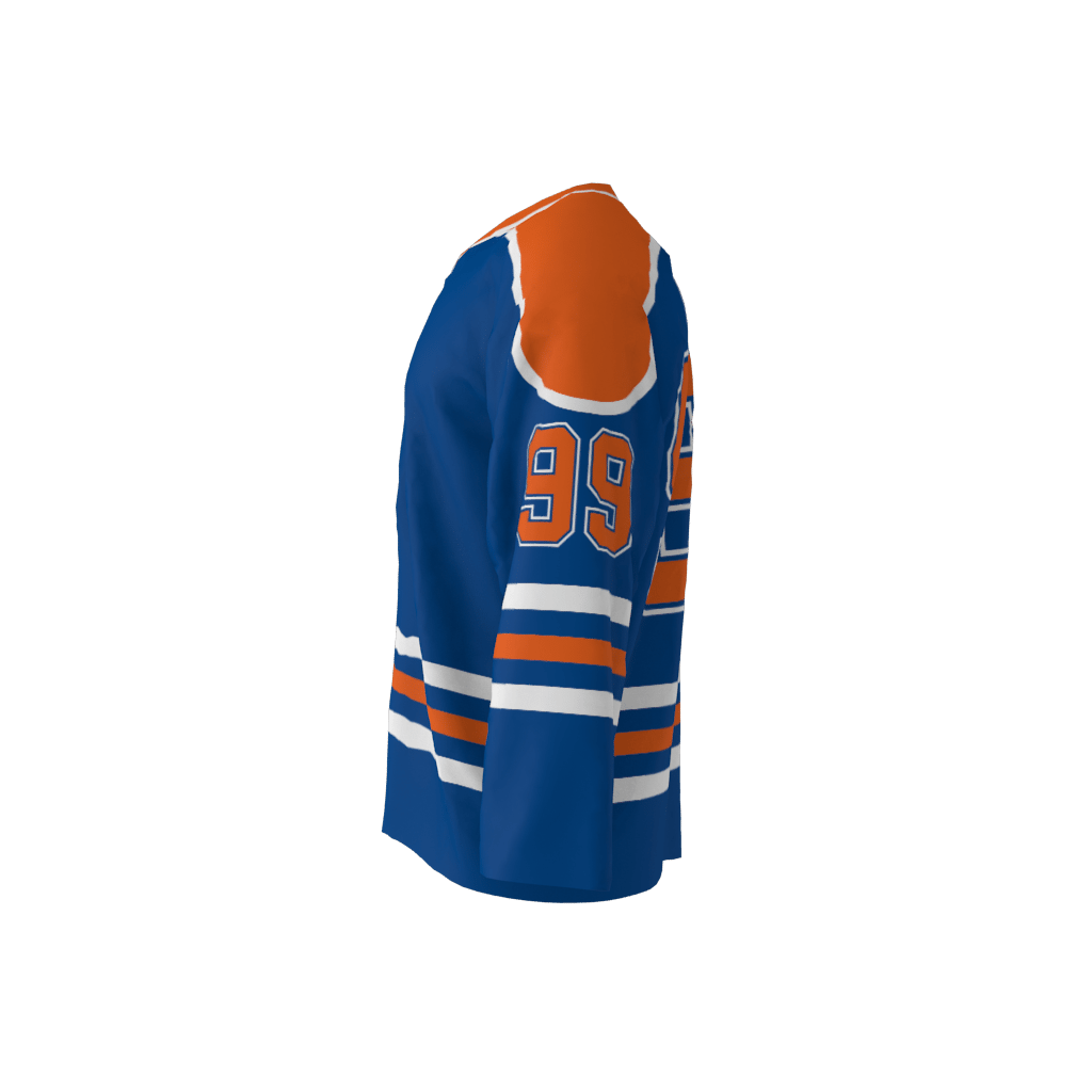 Edmonton 1982 Blue Ice Hockey Jersey