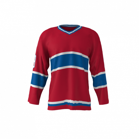 Montreal 1974 Ice Hockey Jersey Red