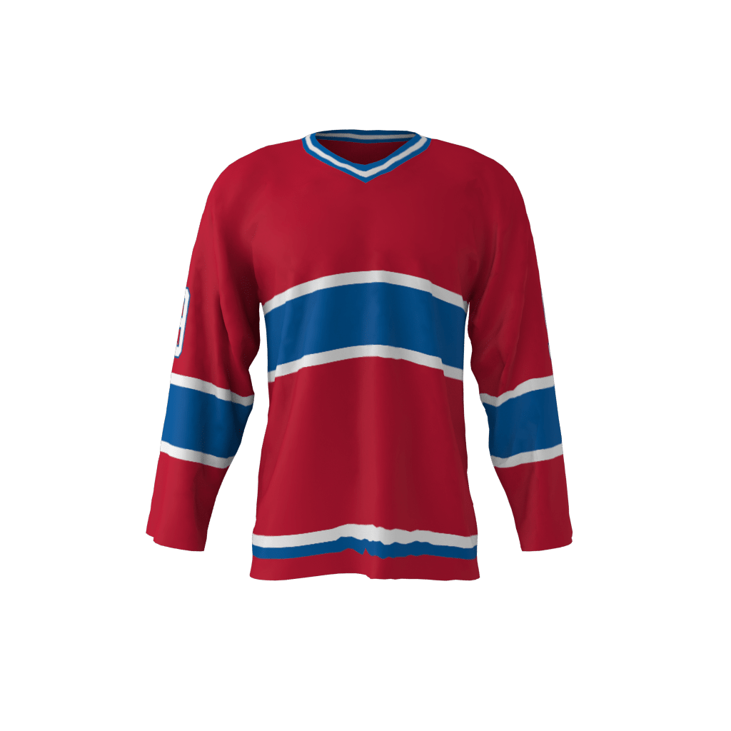 Montreal 1974 Ice Hockey Jersey Red
