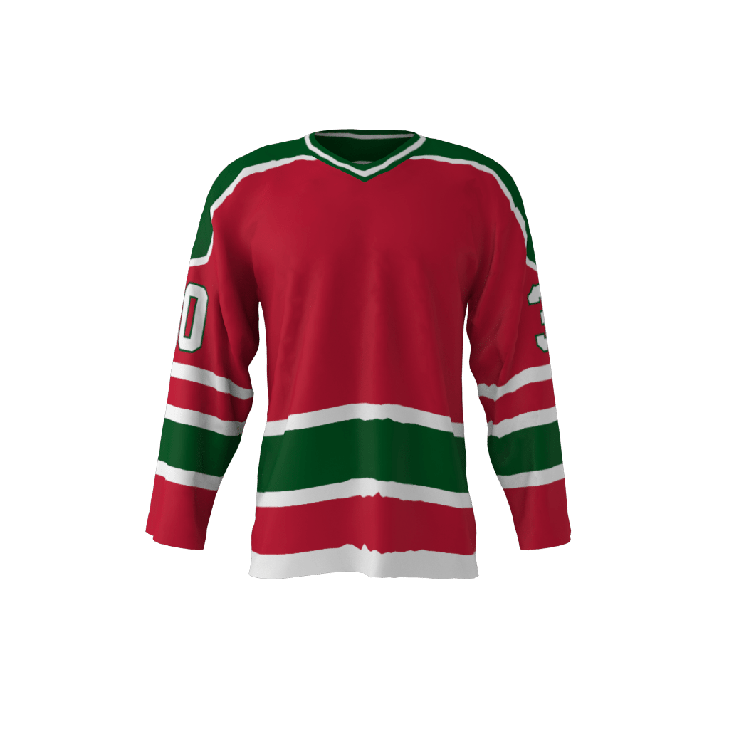 New Jersey 1982 Ice Hockey Jersey Red