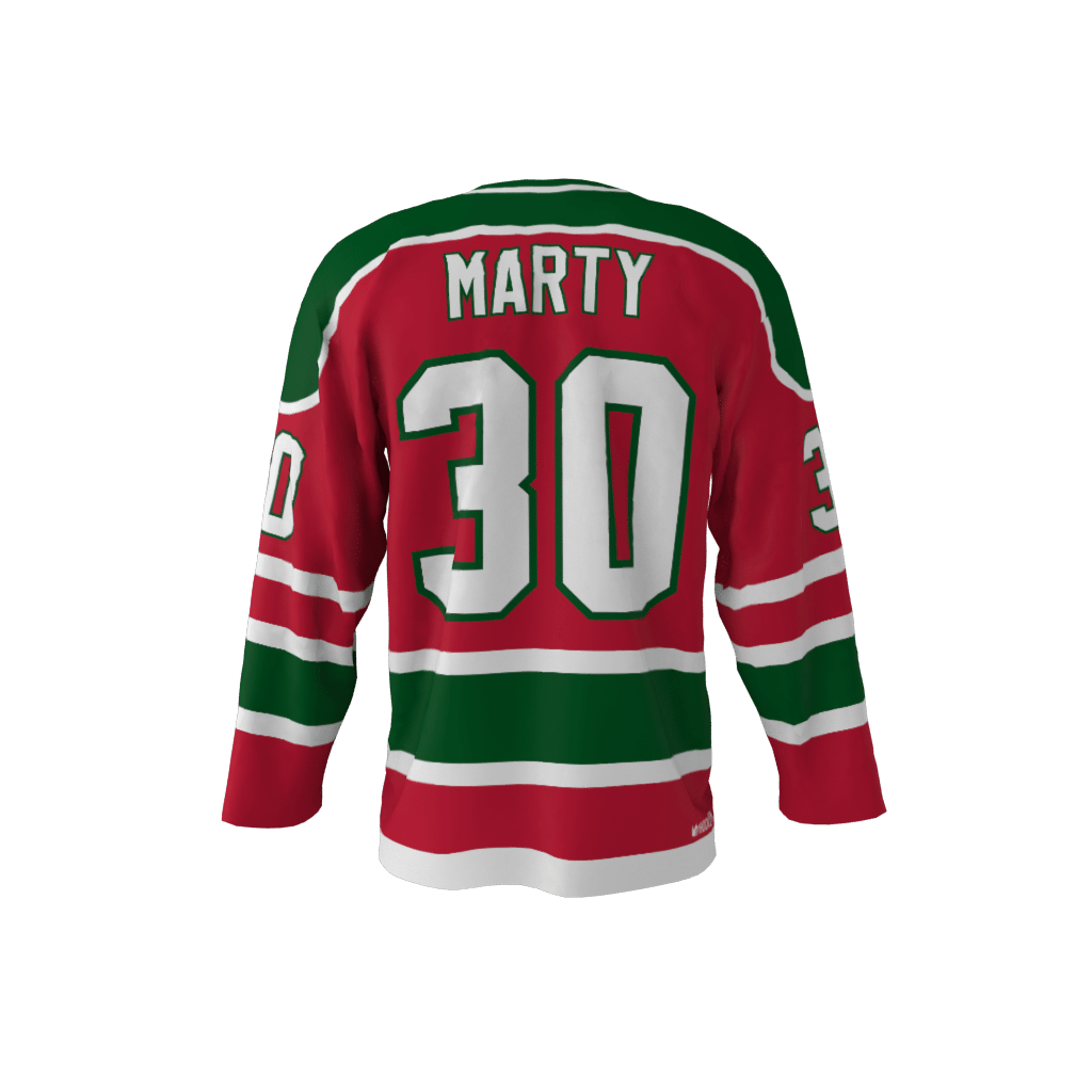 New Jersey 1982 Ice Hockey Jersey Red