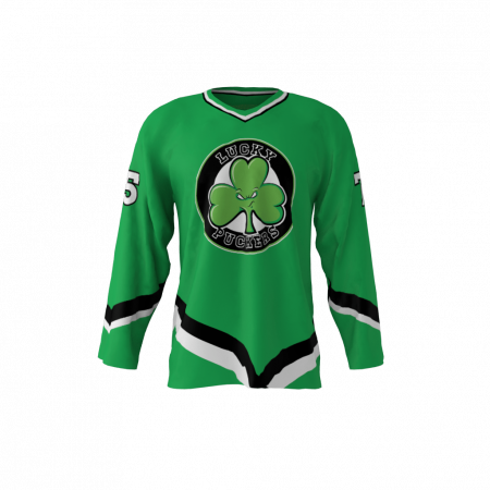 Lucky Puckers Custom Dye Sublimated Ice Hockey Jersey
