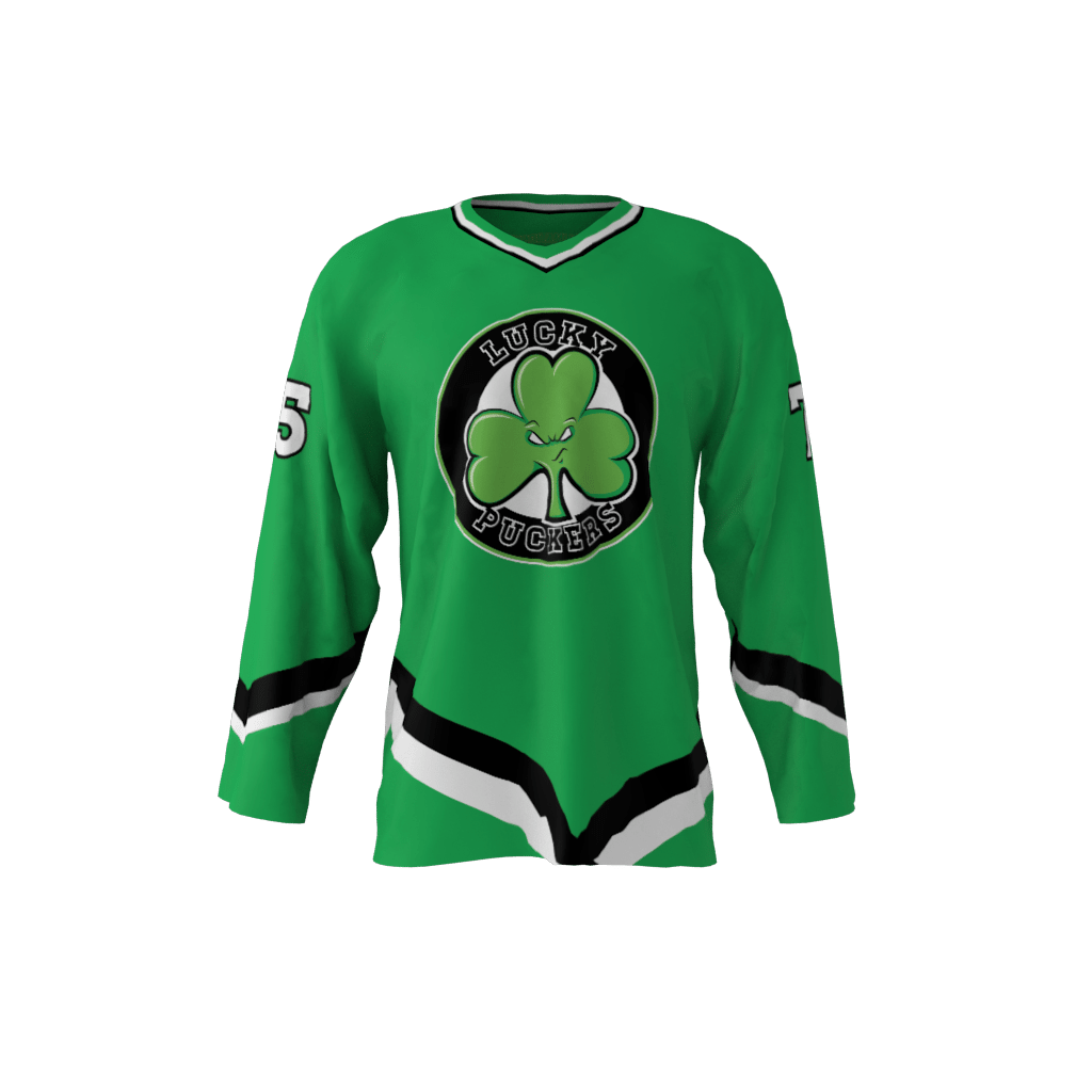 Lucky Puckers Custom Dye Sublimated Ice Hockey Jersey