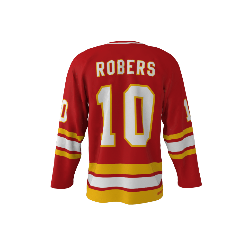 Calgary 1988 Jersey Red - Image 3