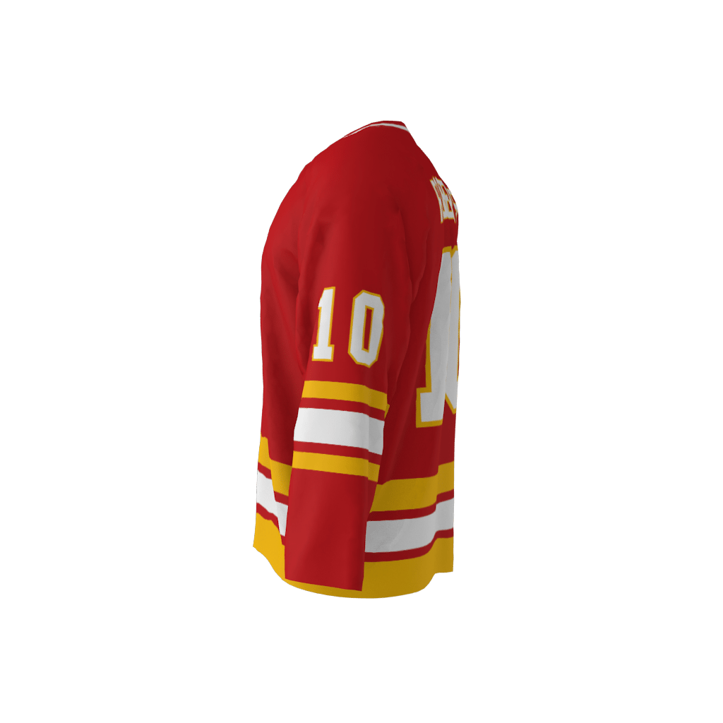 Calgary 1988 Jersey Red - Image 2