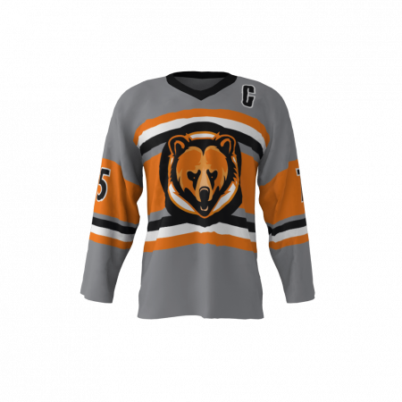 Grizzlies Custom Dye Sublimated Ice Hockey Jersey