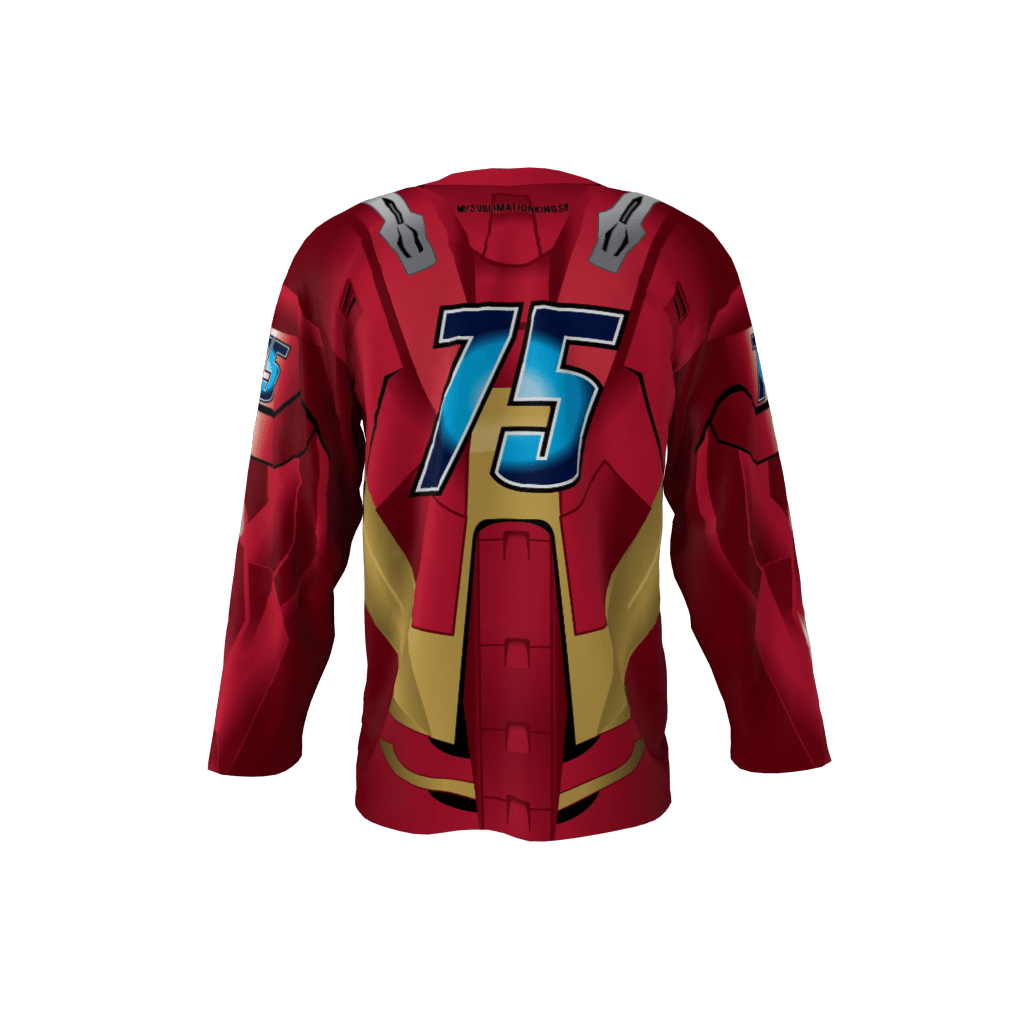 Iron Men Custom Dye Sublimated Hockey Jersey