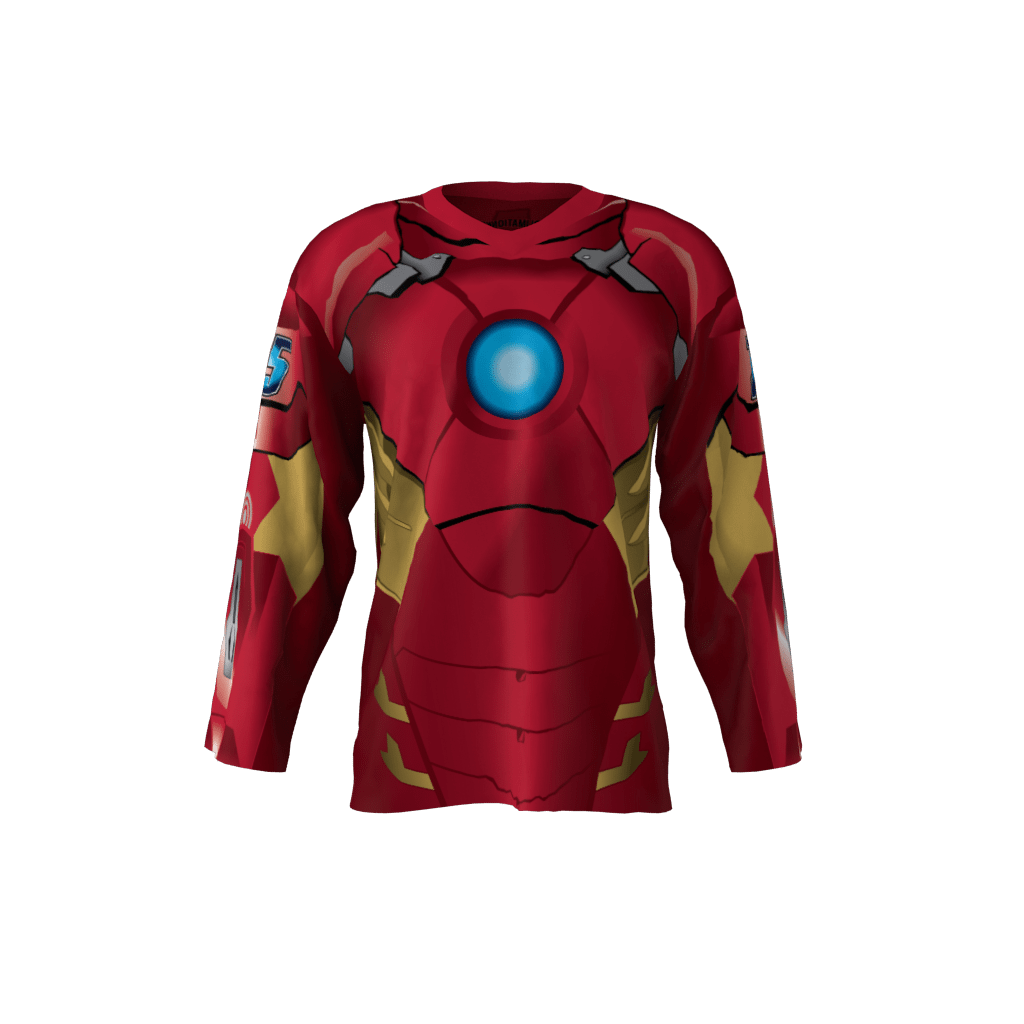 Iron Men Custom Dye Sublimated Hockey Jersey