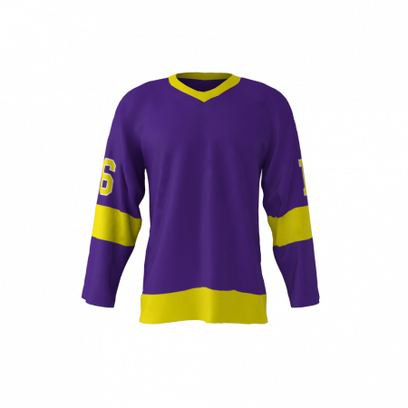 LA 1980 Hockey Jersey Purple