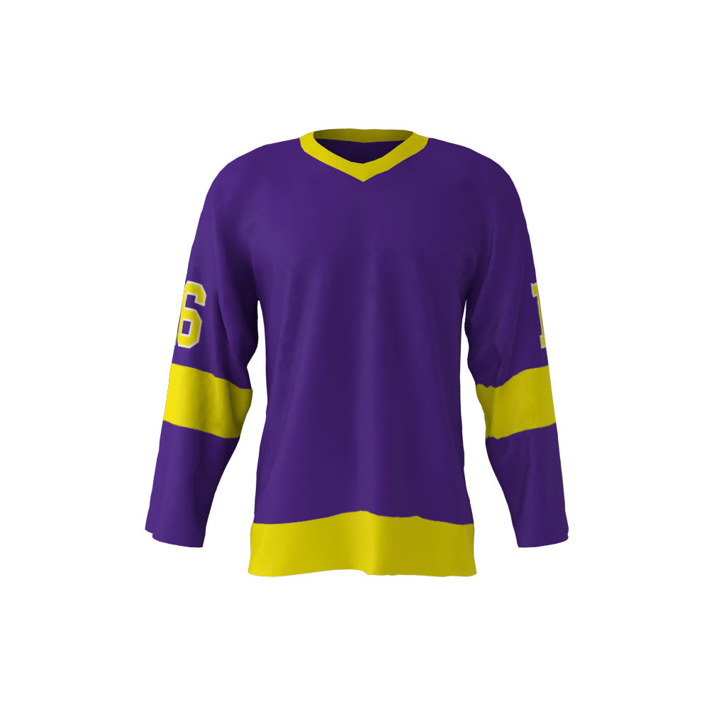 LA 1980 Hockey Jersey Purple