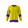 LA 1980 Hockey Jersey Yellow