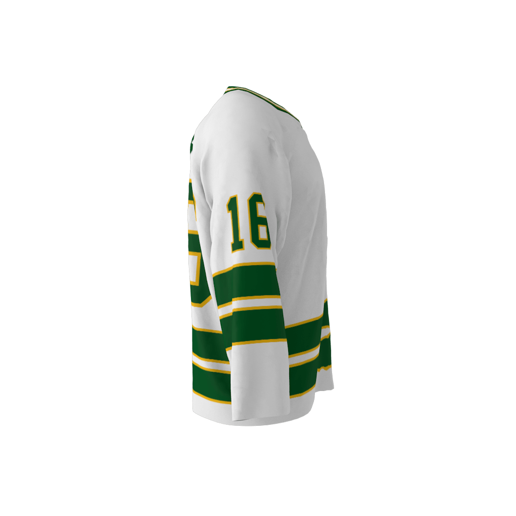 Minnesota 1980 Hockey Jersey White - Image 4