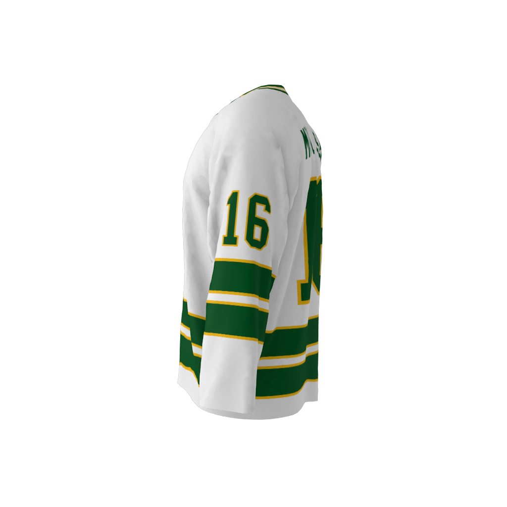 Minnesota 1980 Hockey Jersey White - Image 2