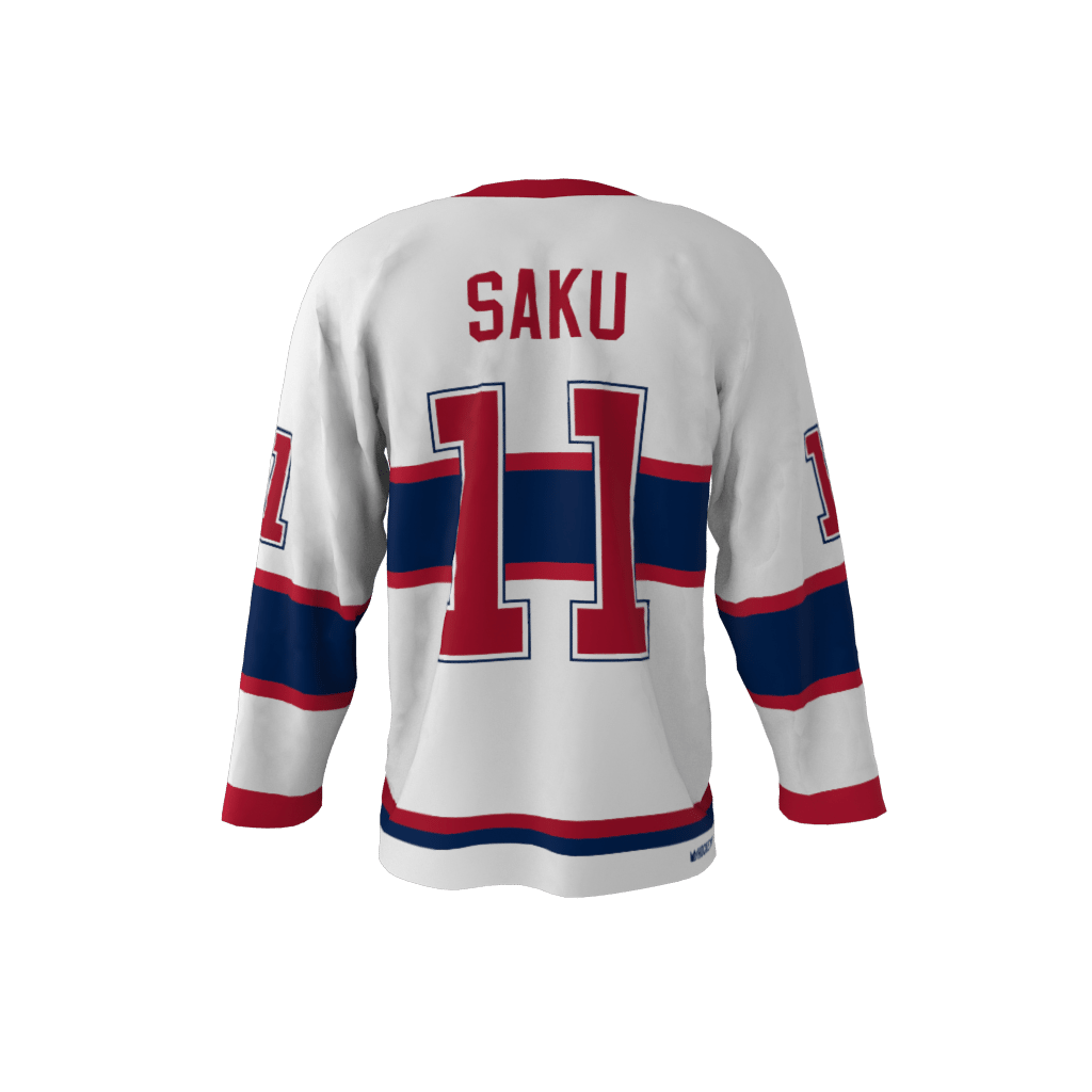 Montreal 1945 Hockey Jersey White - Image 3