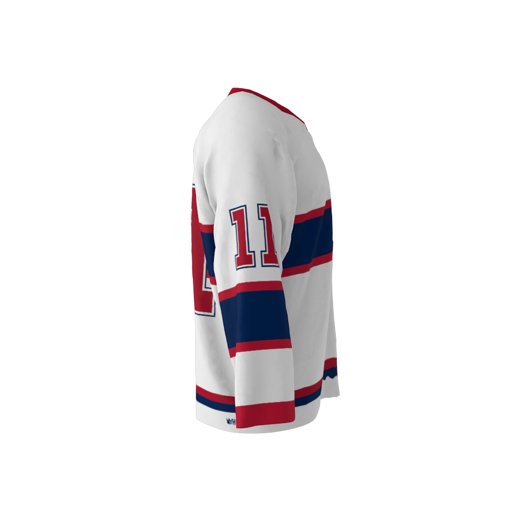 Montreal 1945 Hockey Jersey White - Image 4