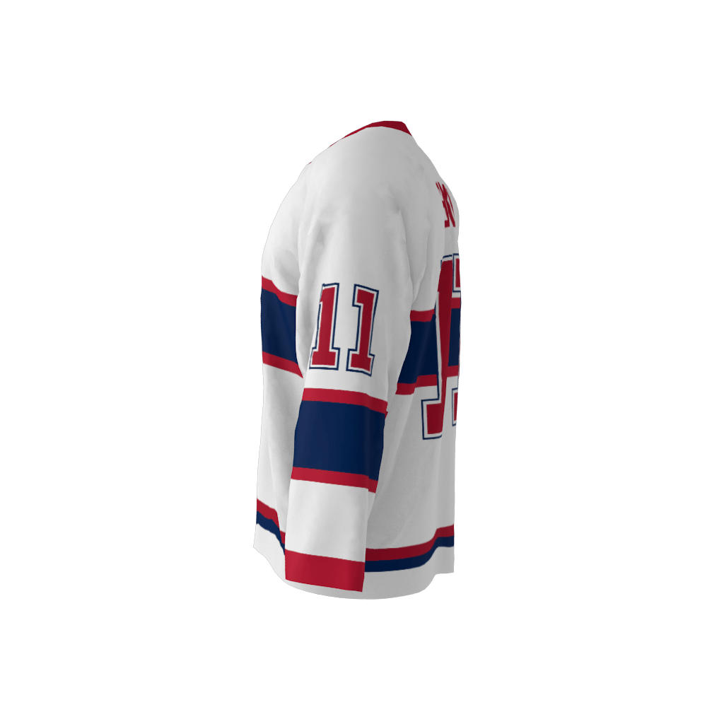 Montreal 1945 Hockey Jersey White - Image 2