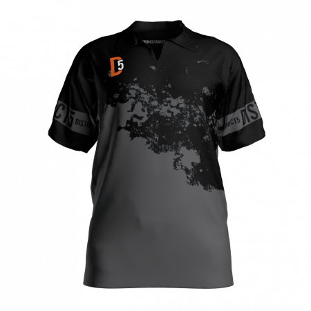 District 5 Custom Dye Sublimated Polo