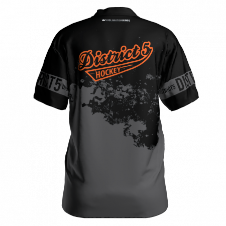 District 5 Custom Dye Sublimated Polo