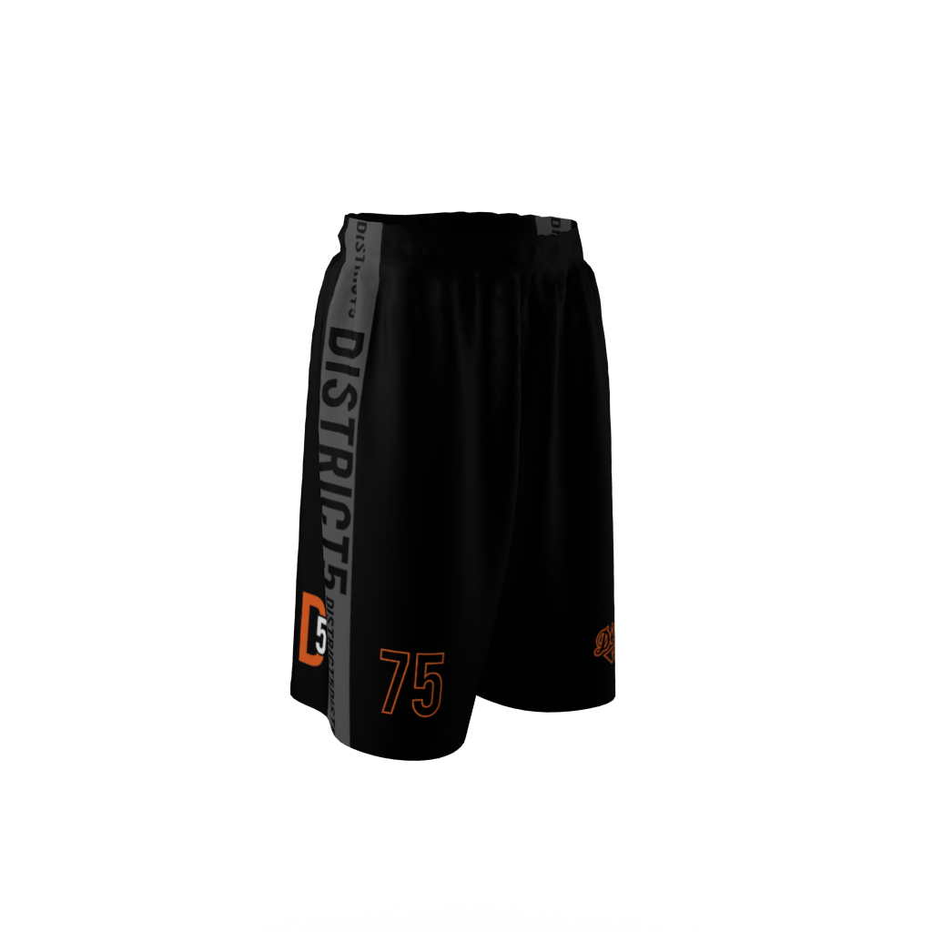 District 5 Custom Dye Sublimated Shorts
