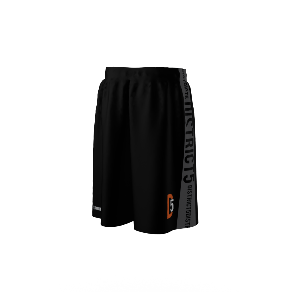 District 5 Custom Dye Sublimated Shorts
