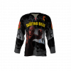 Skating Dead Black Custom Dye Sublimated Hockey Jersey