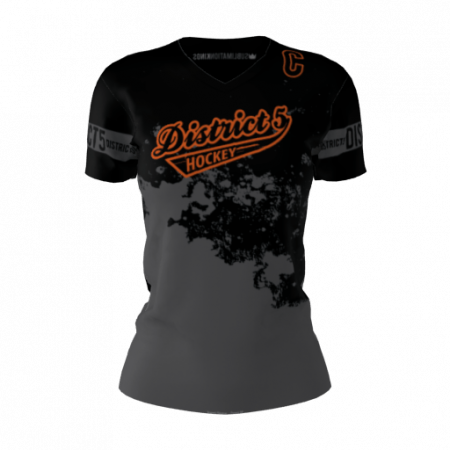District 5 Custom Dye Sublimated Women's Tee