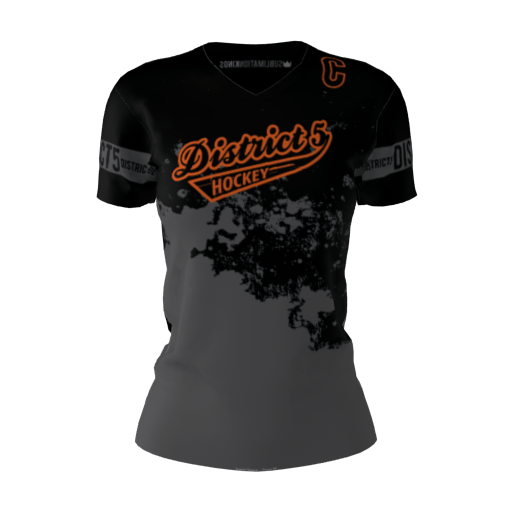 District 5 Custom Dye Sublimated Women's Tee