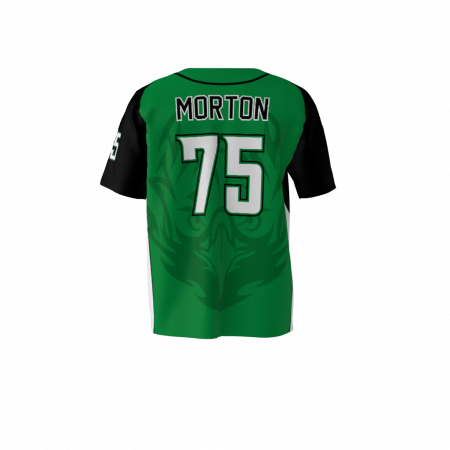 Eagles Custom Dye Sublimated Full Button Baseball Jersey