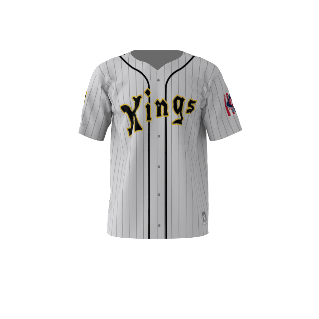 Kings Custom Dye Sublimated Full Button Baseball Jersey