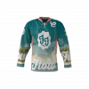 Florida Flow Dark Custom Dye Sublimated Roller Hockey Jersey