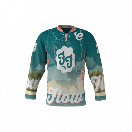 Florida Flow Dark Custom Dye Sublimated Roller Hockey Jersey
