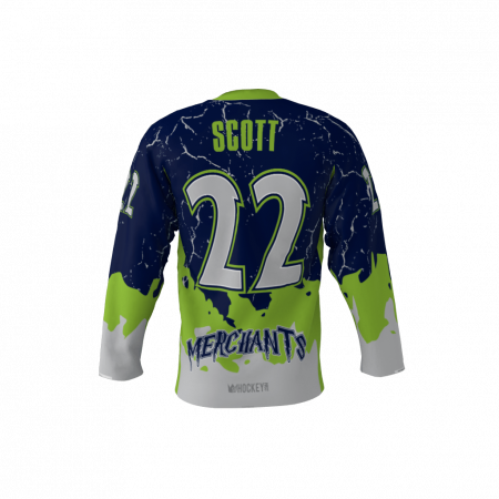 Merchants Custom Dye Sublimated Ice Hockey Jersey