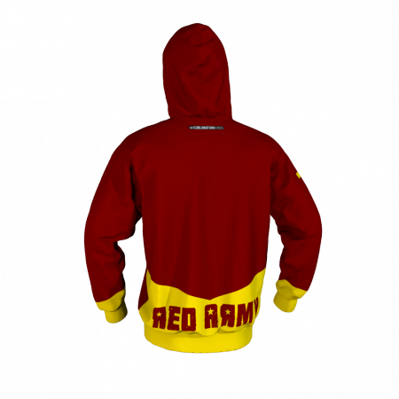 Red Army Custom Dye Sublimated Hoodie