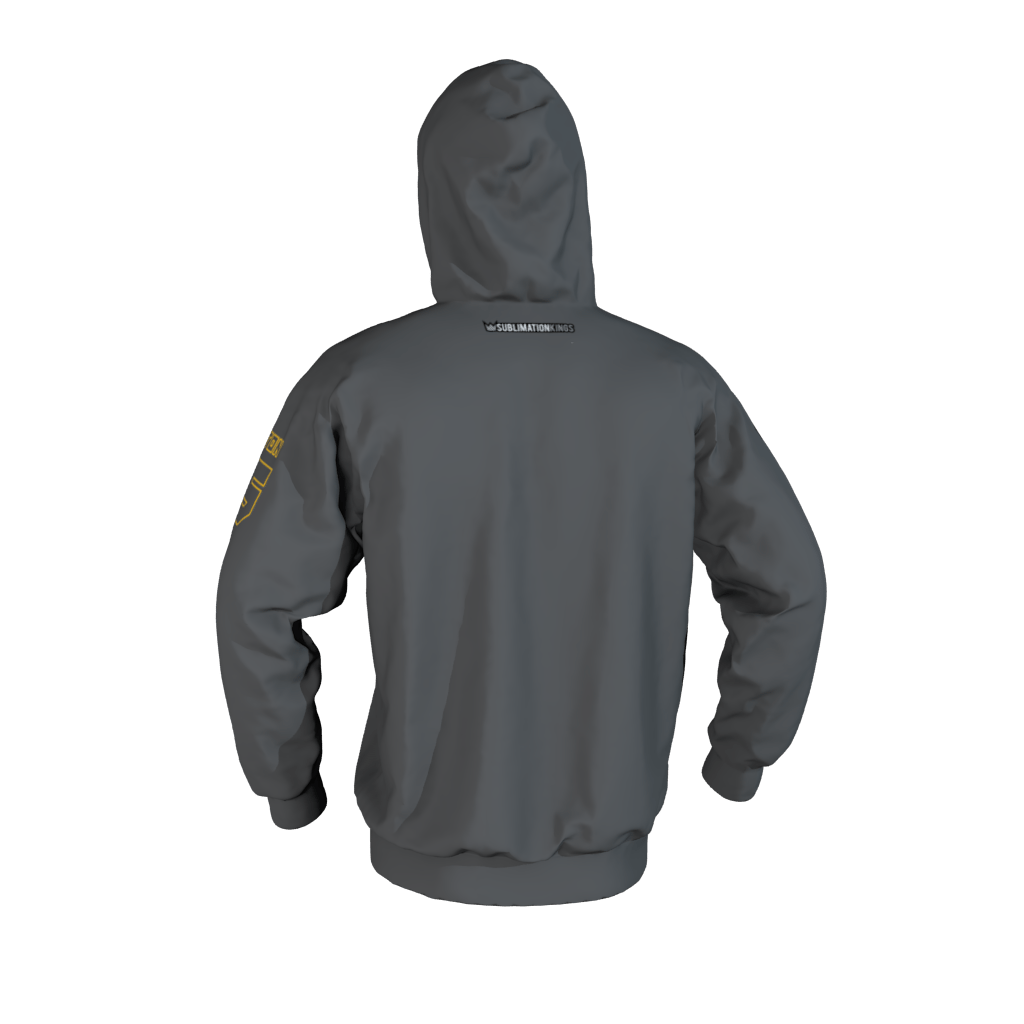 Warriors Gray Hoodie - Image 4
