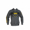 Warriors Gray Custom Dye Sublimated Hoodie
