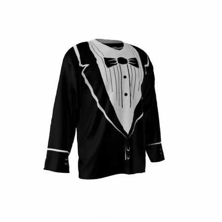 Tuxedo Custom Dye Sublimated Roller Hockey Jersey