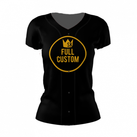 Custom Women's Full-Button Softball Jersey