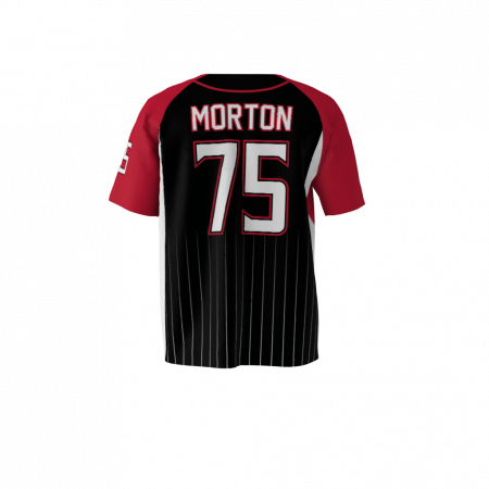 Bulldogs Custom Dye Sublimated Full Button Baseball Jersey