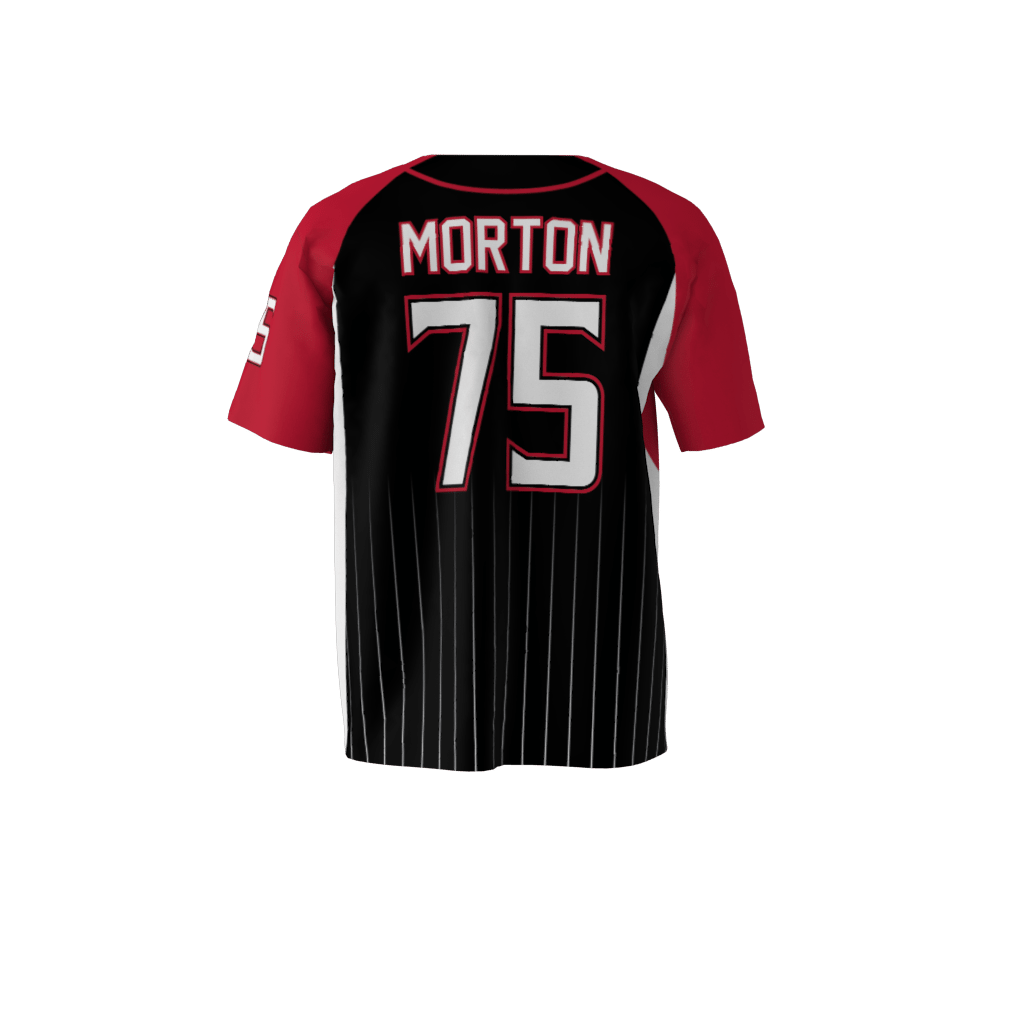 Bulldogs Custom Dye Sublimated Full Button Baseball Jersey