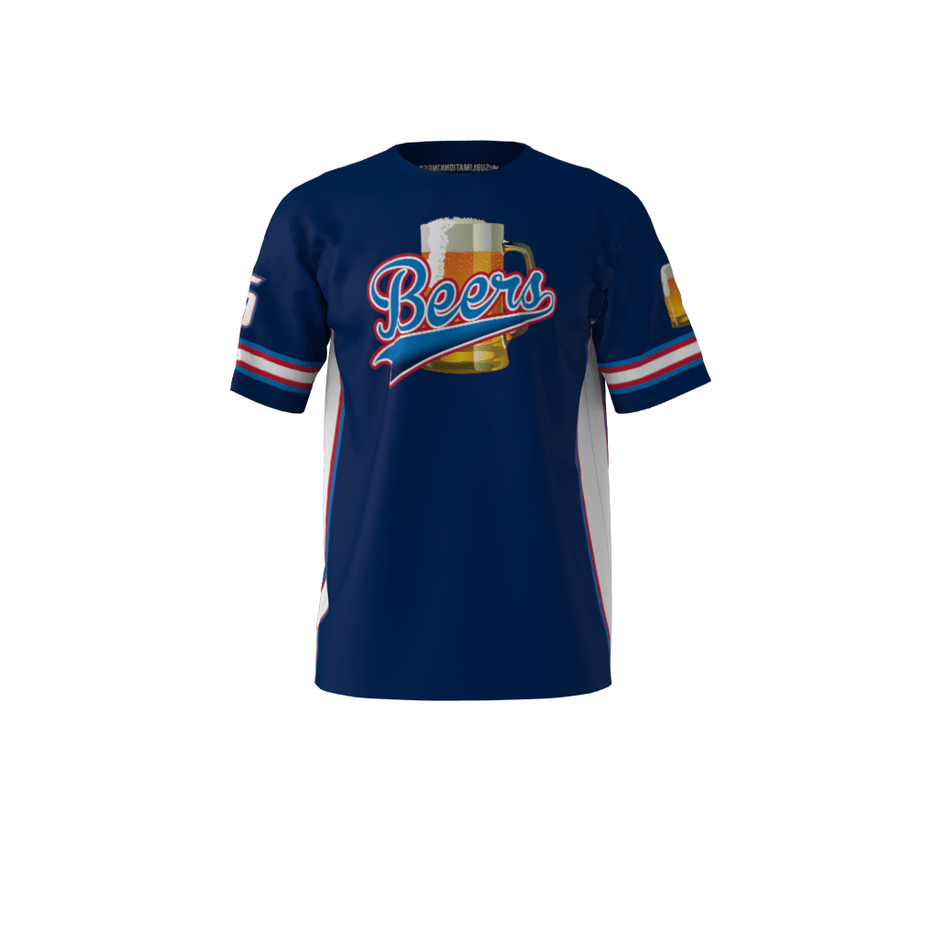 Beers Custom Sublimated Softball Jersey
