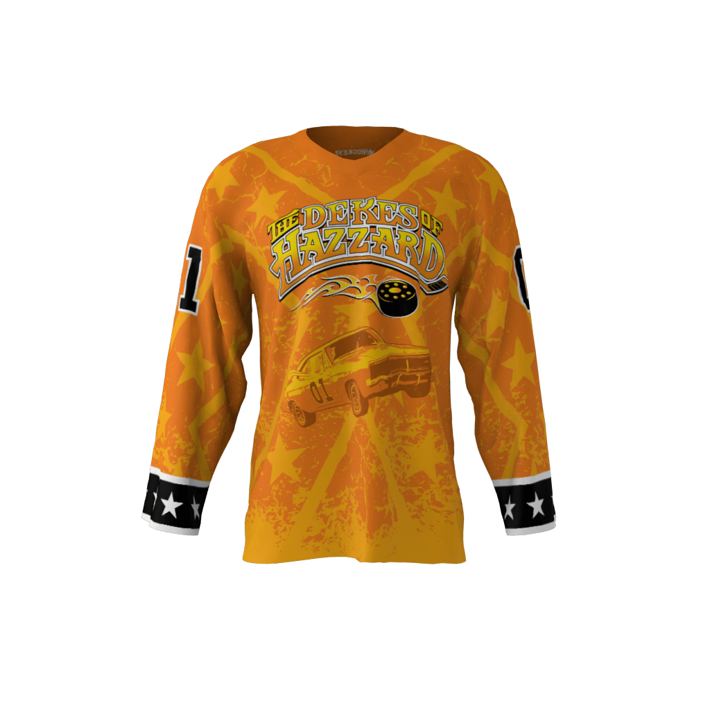 Dekes of Hazard Custom Dye Sublimated Hockey Jersey