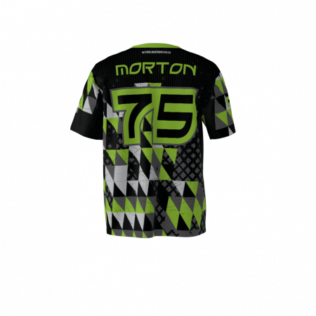 Area Code Black Custom Dye Sublimated Softball Jersey