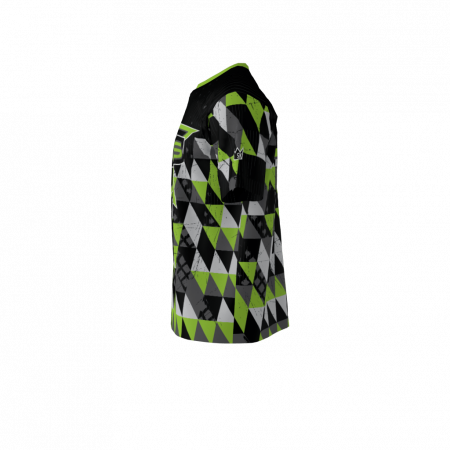 Area Code Black Custom Dye Sublimated Softball Jersey