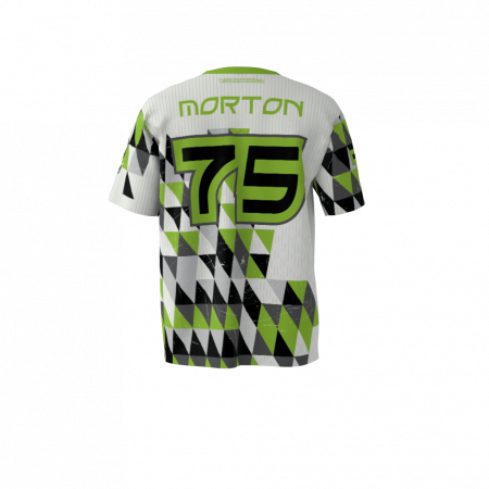 Area Code White Custom Dye Sublimated Softball Jersey