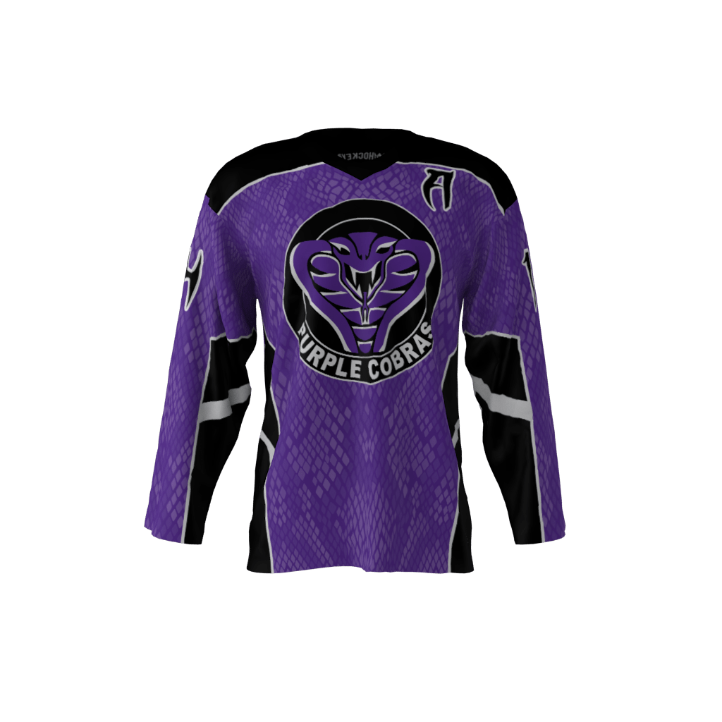Purple Cobras Custom Dye Sublimated Roller Hockey Jersey